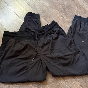 lululemon athletica Black Dance Studio Joggers size 12 great